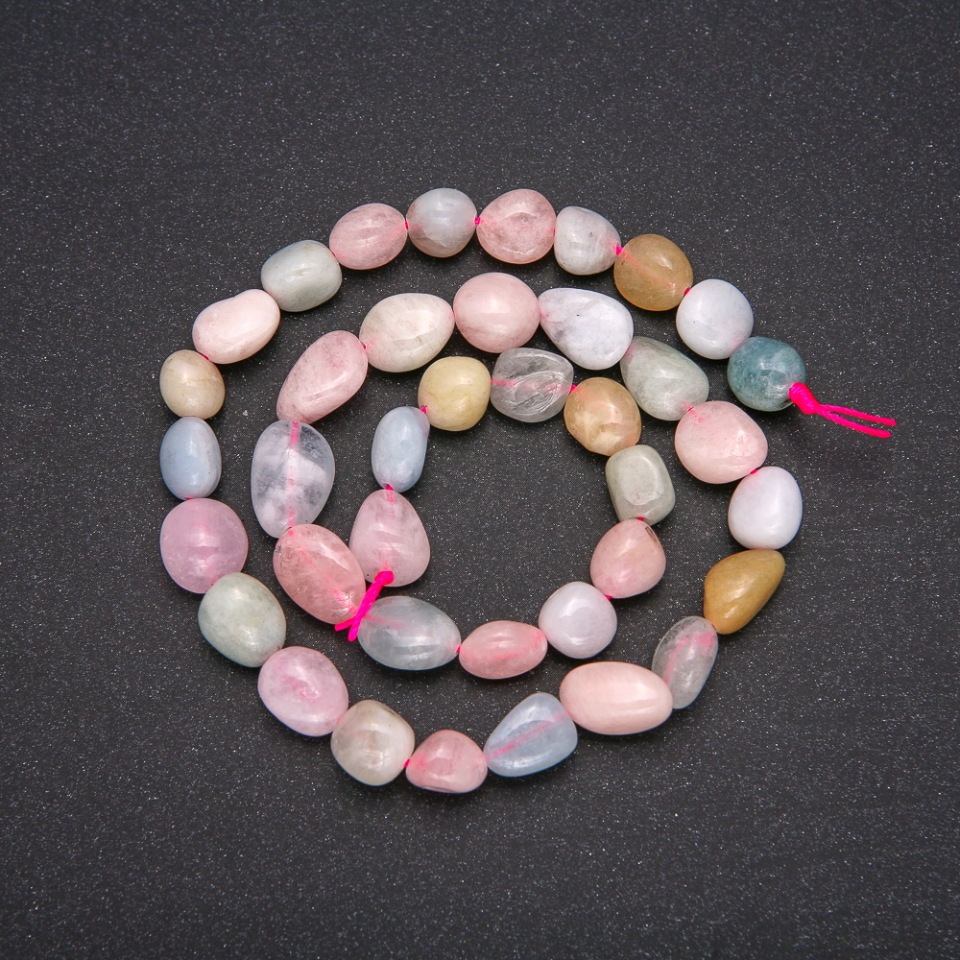 חרוזים ממרגנט טבעי בצורת טיפה, קוטר 9×12 מ״מ, אורך 38 ס״מ