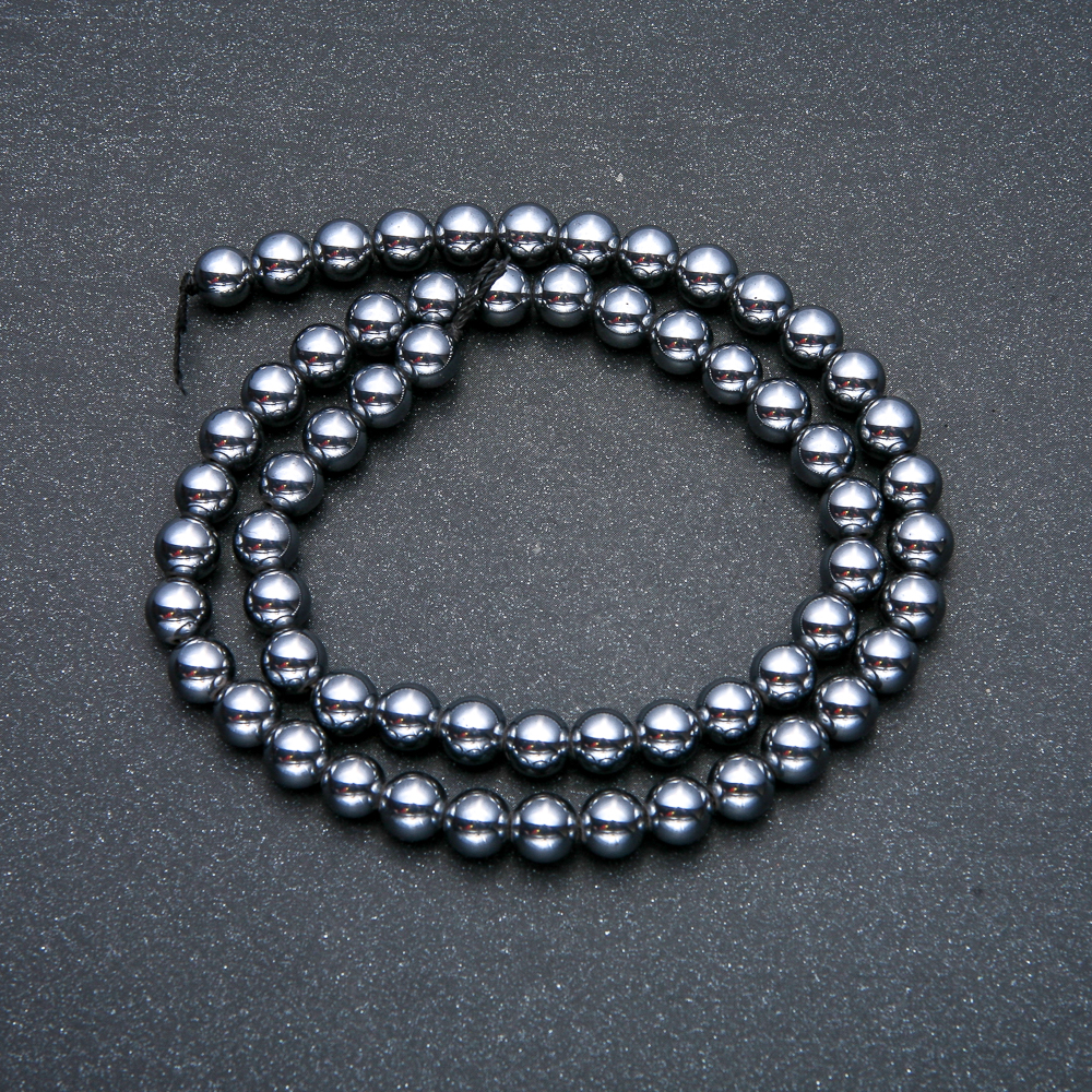 מחרוזות על חוט טרהגרץ כדור חלק, קוטר 8 מ״מ ±, אורך 39 ס״מ