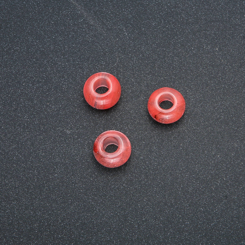 חרוז פנדורה מאבן טבעית טורמלין 14×7 מ״מ, קוטר החור-5,5 מ״מ +