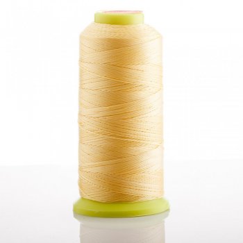 חוט גליל צהוב עשיר, קוטר 0.9 מ״מ, ניילון לעבודות יד 300 מ