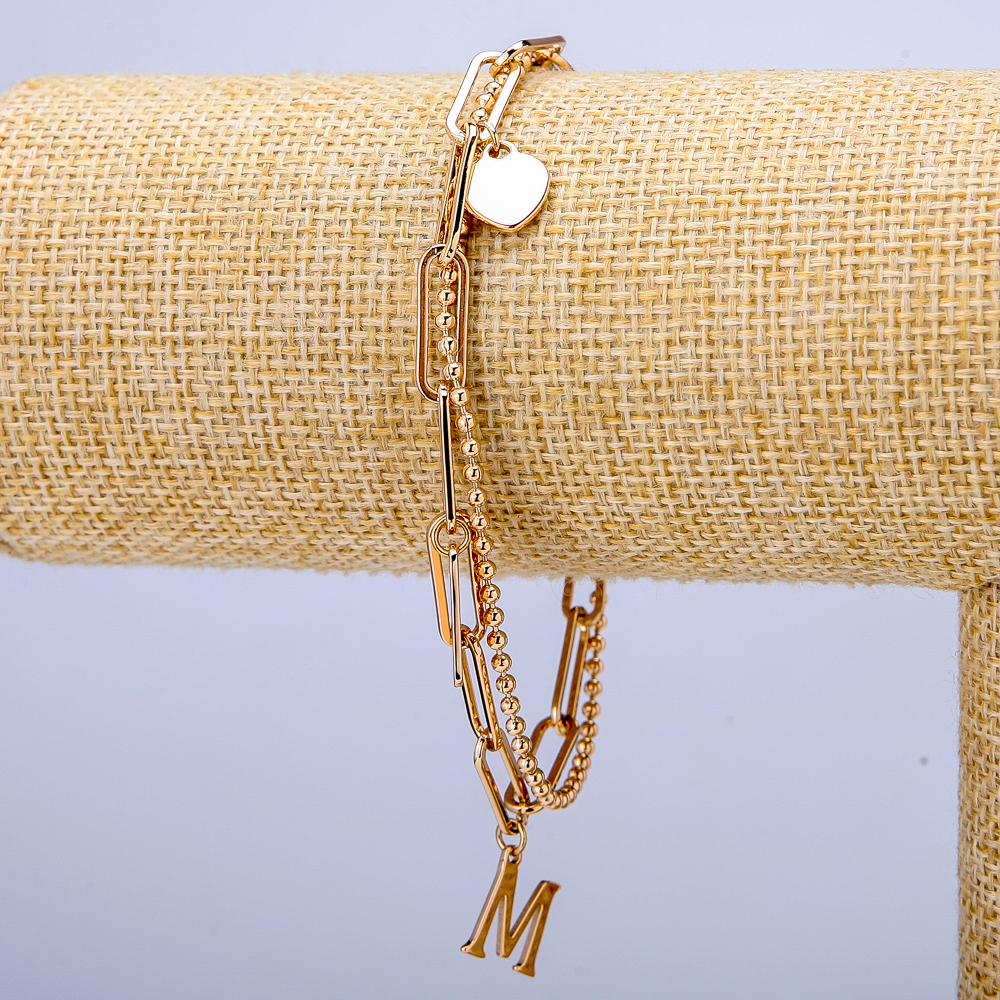 צמיד Xuping זהב מצופה 18K, עובי 5 מילימטר+-, אורך 17–21 סנטימטרים+-