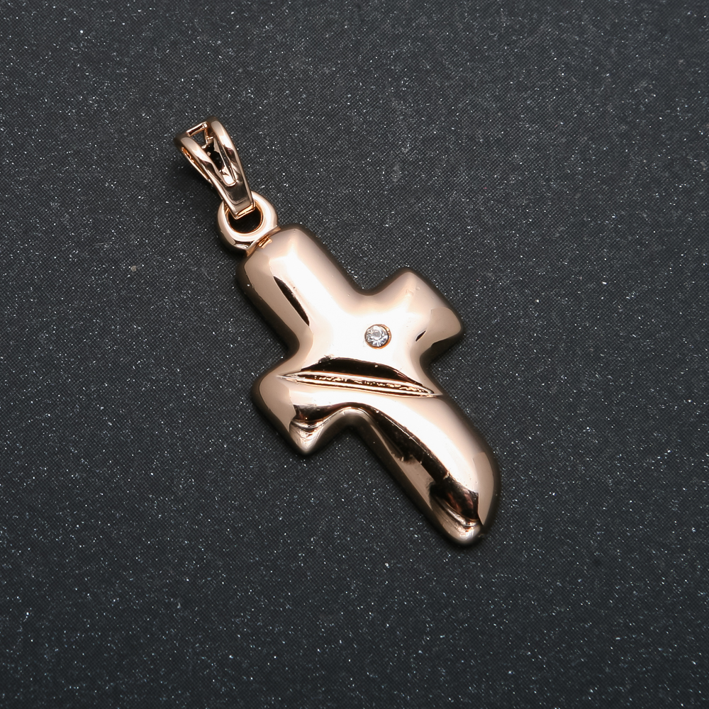 תליון Xuping בזהב מצופה 18K עם קריסטל לבן