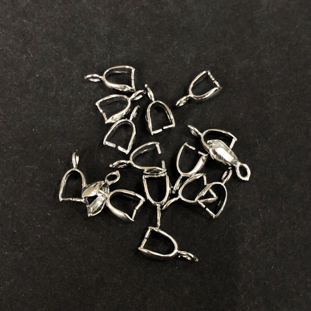 בסיס תליון צלעי 12×3.5 מ״מ עבור תליונים