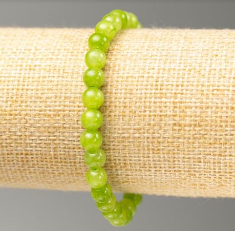 צמיד גומי אוניקס (אקריל מלאכותי), קוטר 6.5 מ״מ, אורך 18 ס״מ