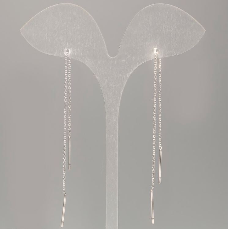 עגילי סטוד כדוריים Xuping, אורך 10 ס״מ+