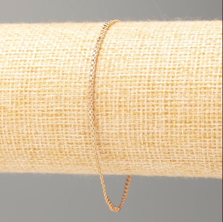 צמיד Xuping מצופה בזהב 18K, אורך 19 ס״מ, עובי 2 מ״מ +