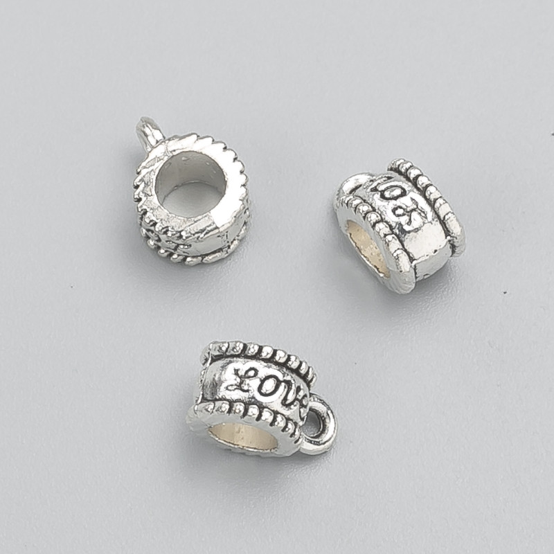 מחזיק בייל «אהבה», קוטר 8×6×11 מ״מ, פתח-4.5 מ״מ, אריזה 20 גרם, ± 20 יחידות