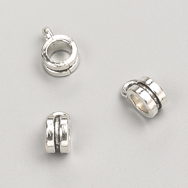 מחזיק בייל לתליון, קוטר 6×4×9 מ״מ, פתח 3.7 מ״מ, אריזה 20 גרם ± 53 יחידות