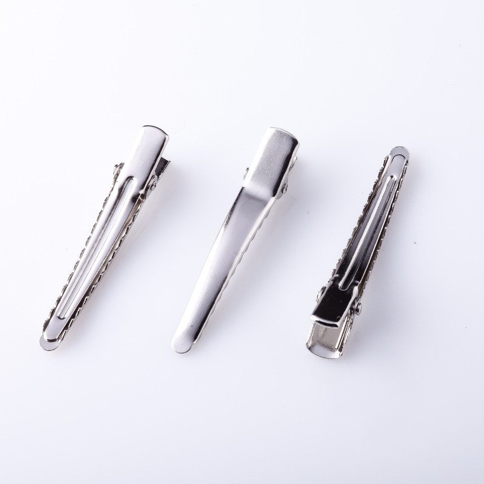 מחיר ליחידה /10 יח' בסיס לסיכת שיער «קרוקודילון» קצה חד 5 ס״מ