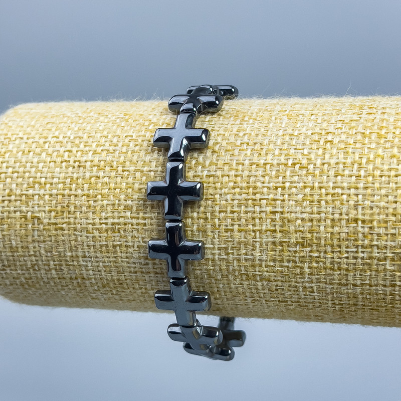 צמיד «המטיט צלב», קוטר 12,5×12,5×4 מ״מ, אורך 18 ס״מ (אלסטי)