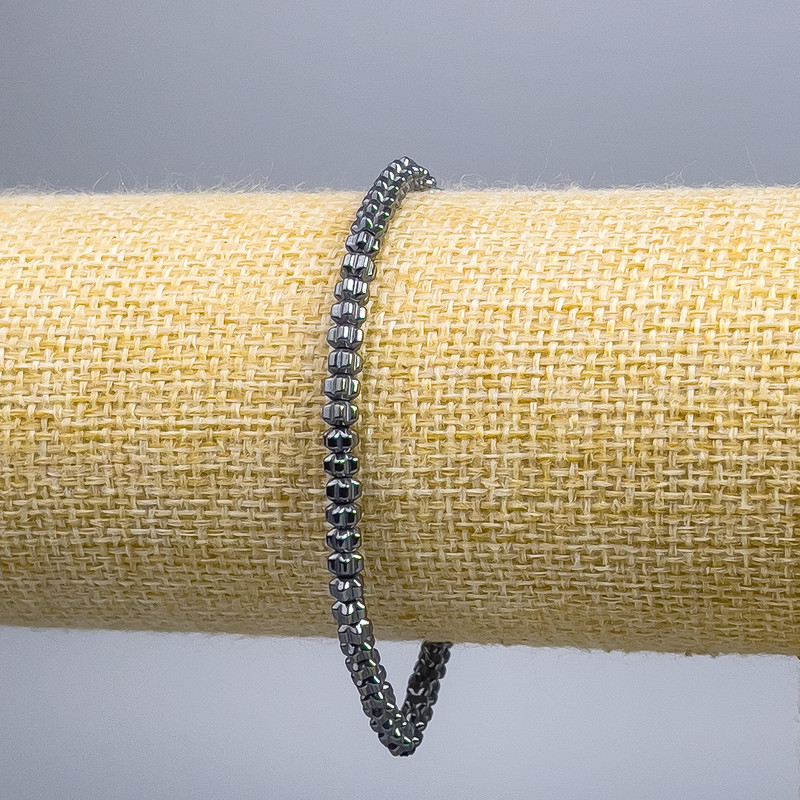 צמיד המטיט פרח, קוטר 4×3 מ״מ +- אורך 18 ס״מ (אלסטי)