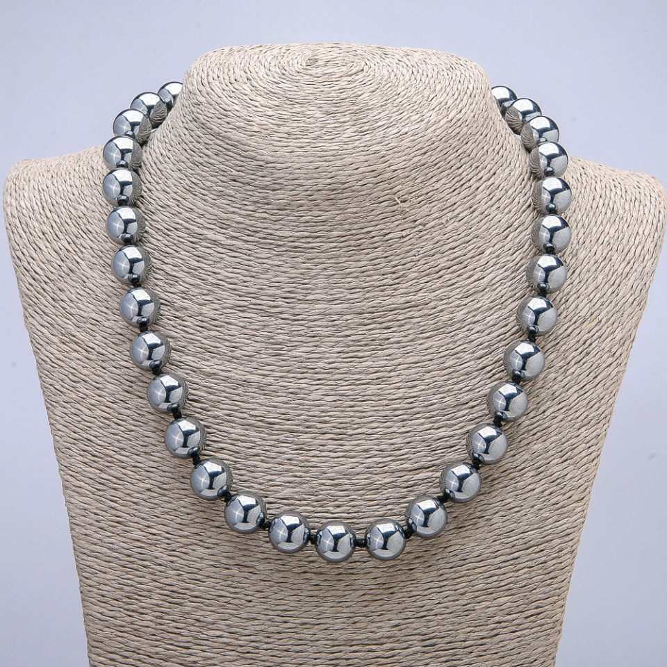 שרשרת טרה‑הרץ חלקים בקוטר 12 מ״מ, אורך 45 ס״מ +