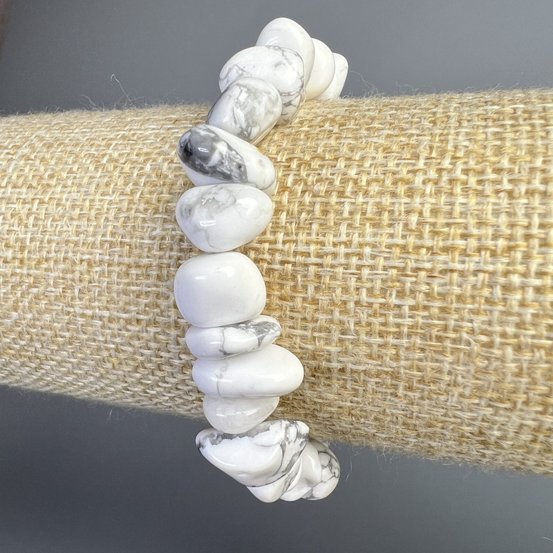 צמיד קהלונג מאבן טבעית, חרוזים מגולפים, קוטר 12×7 מ״מ, אורך 18 ס״מ (אלסטי)